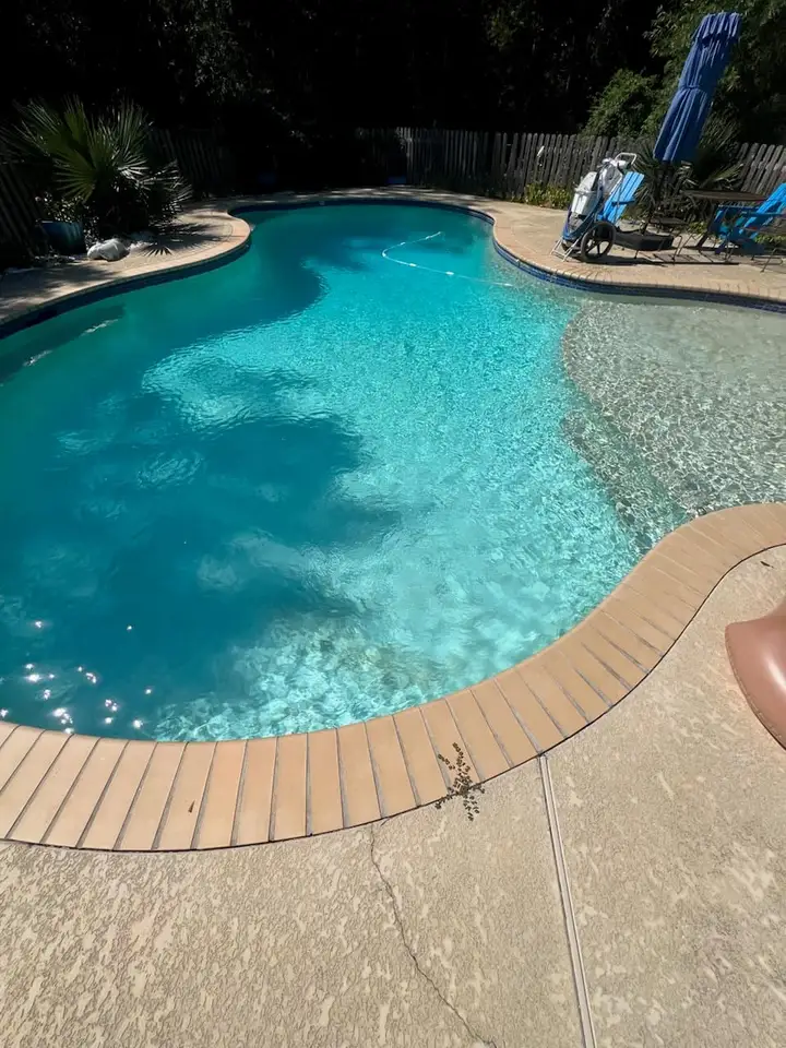 After - Clean pool